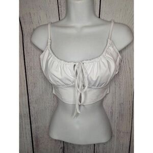 Women's Drawstring Crop Top Small